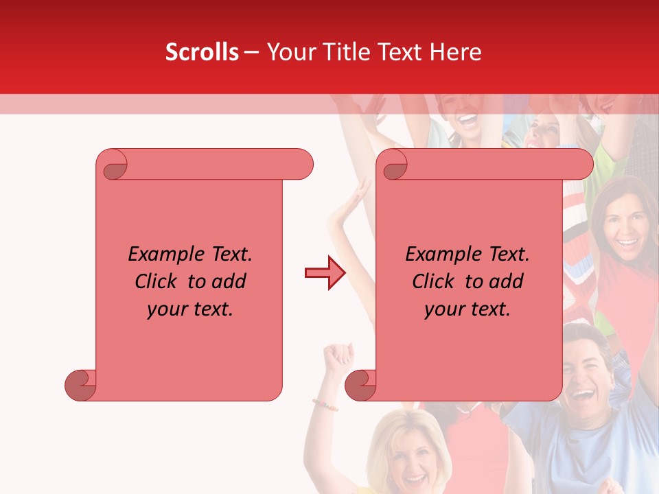 Smiling Message Fashion PowerPoint Template