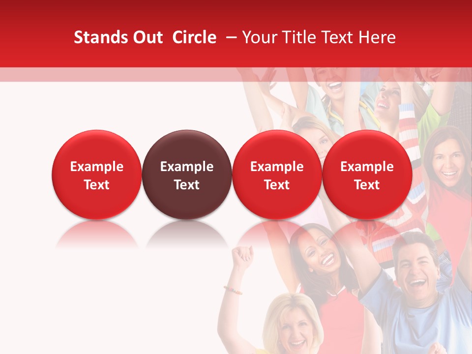 Smiling Message Fashion PowerPoint Template