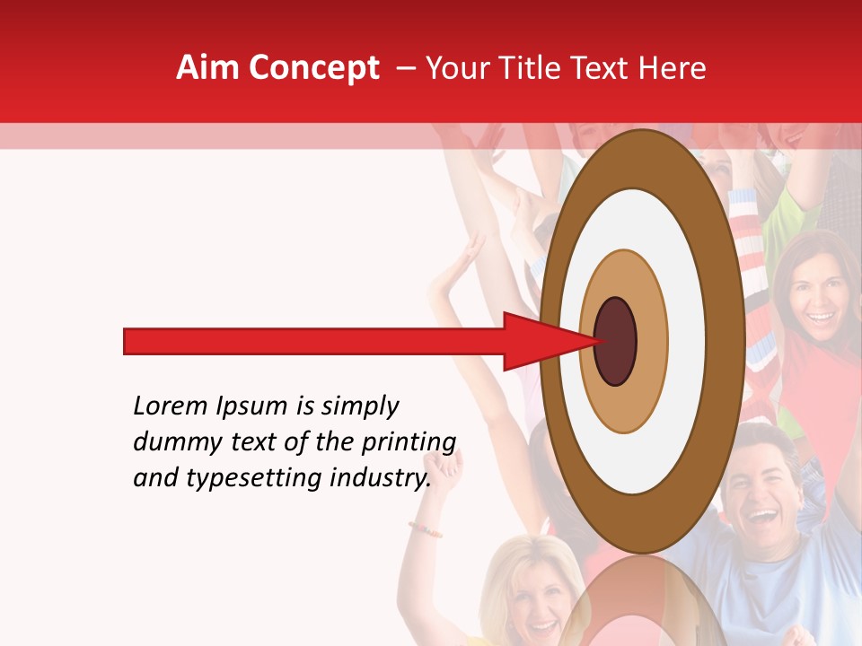 Smiling Message Fashion PowerPoint Template