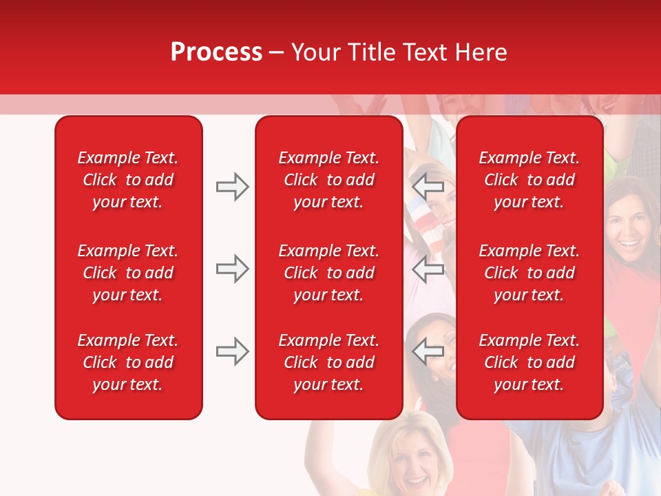 Smiling Message Fashion PowerPoint Template