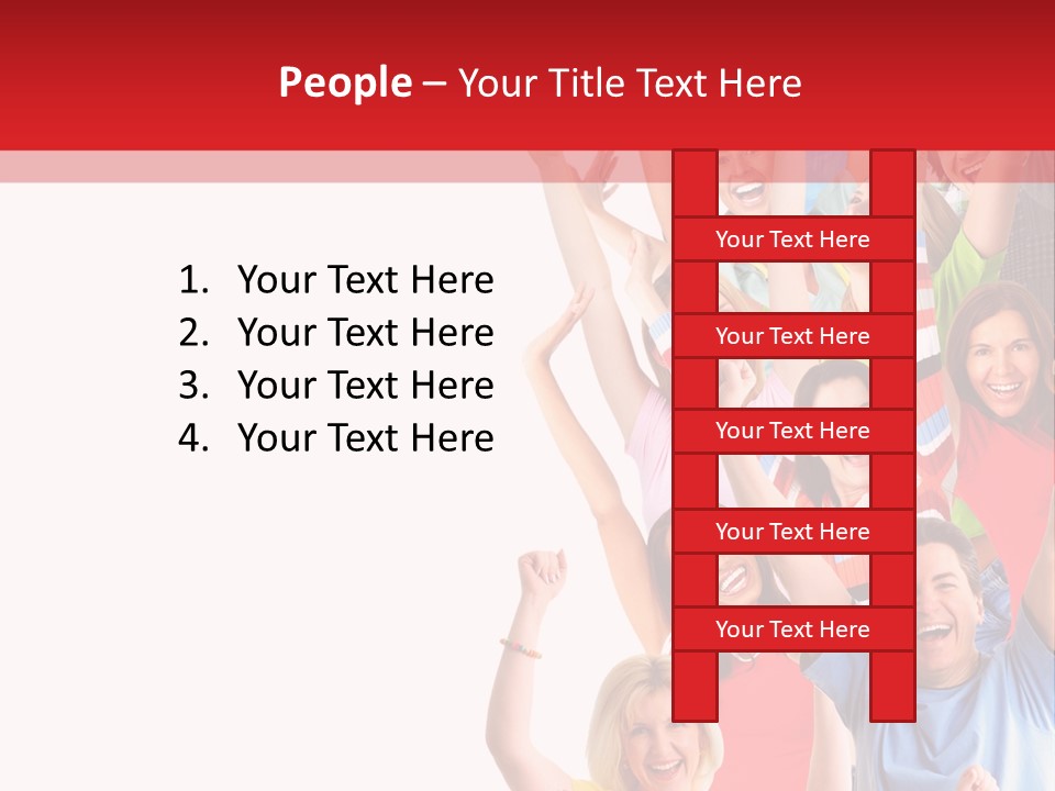 Smiling Message Fashion PowerPoint Template