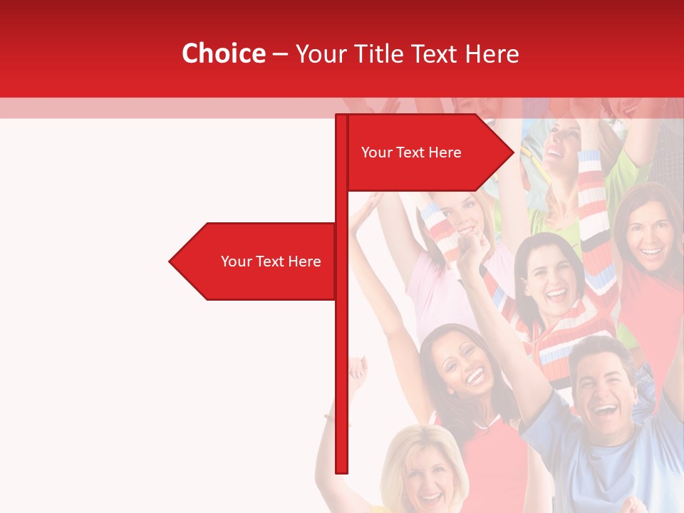 Smiling Message Fashion PowerPoint Template