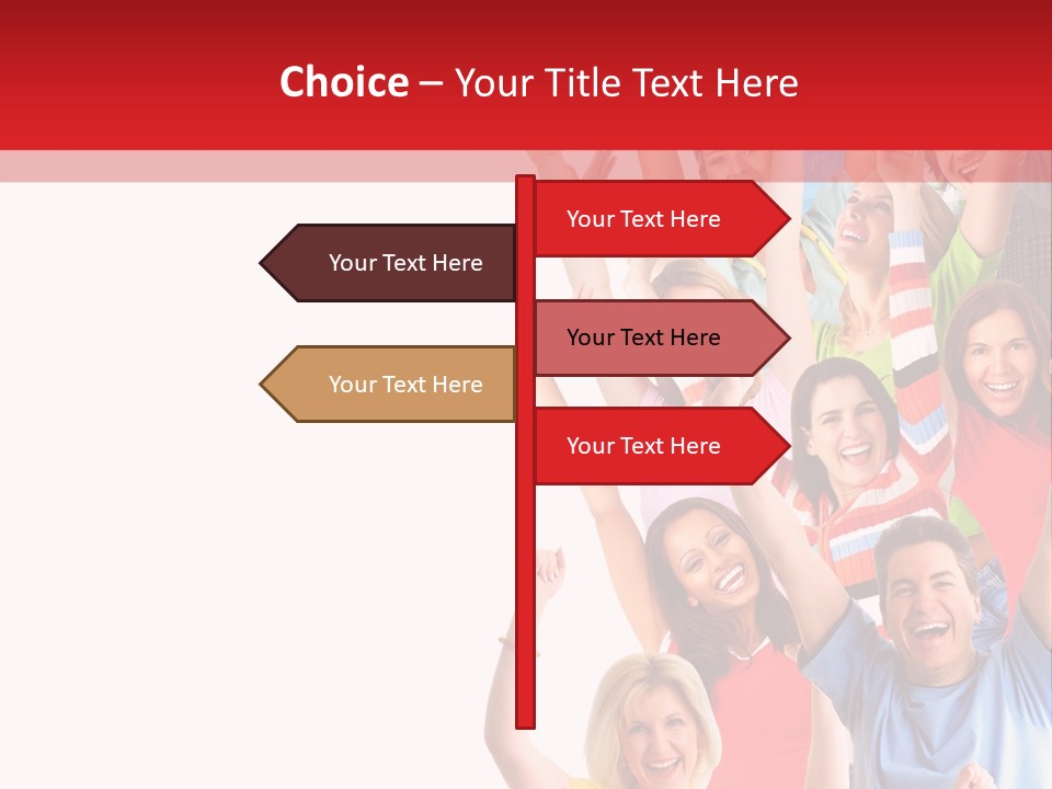 Smiling Message Fashion PowerPoint Template