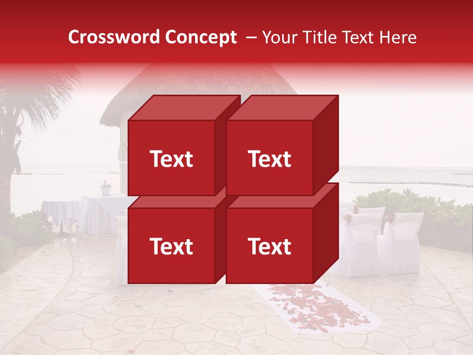 Caribbean Island Seaside PowerPoint Template