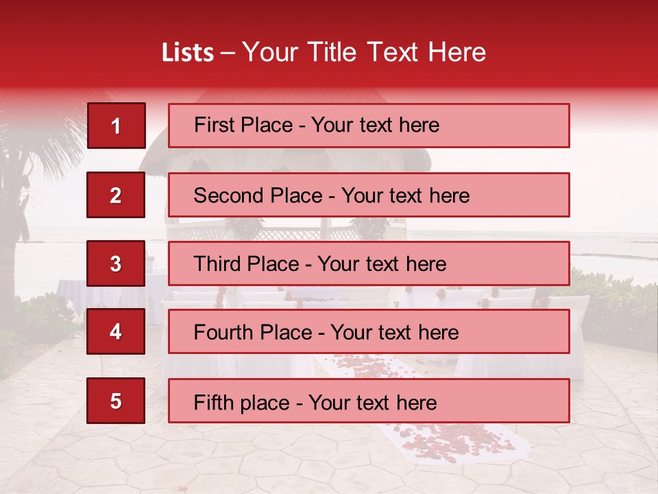 Caribbean Island Seaside PowerPoint Template