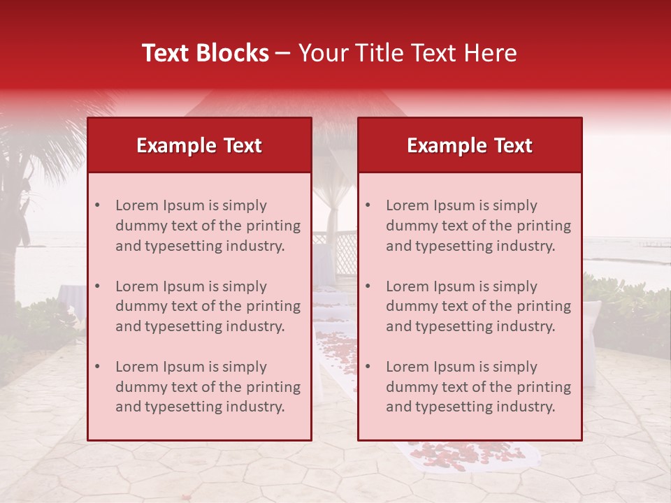 Caribbean Island Seaside PowerPoint Template