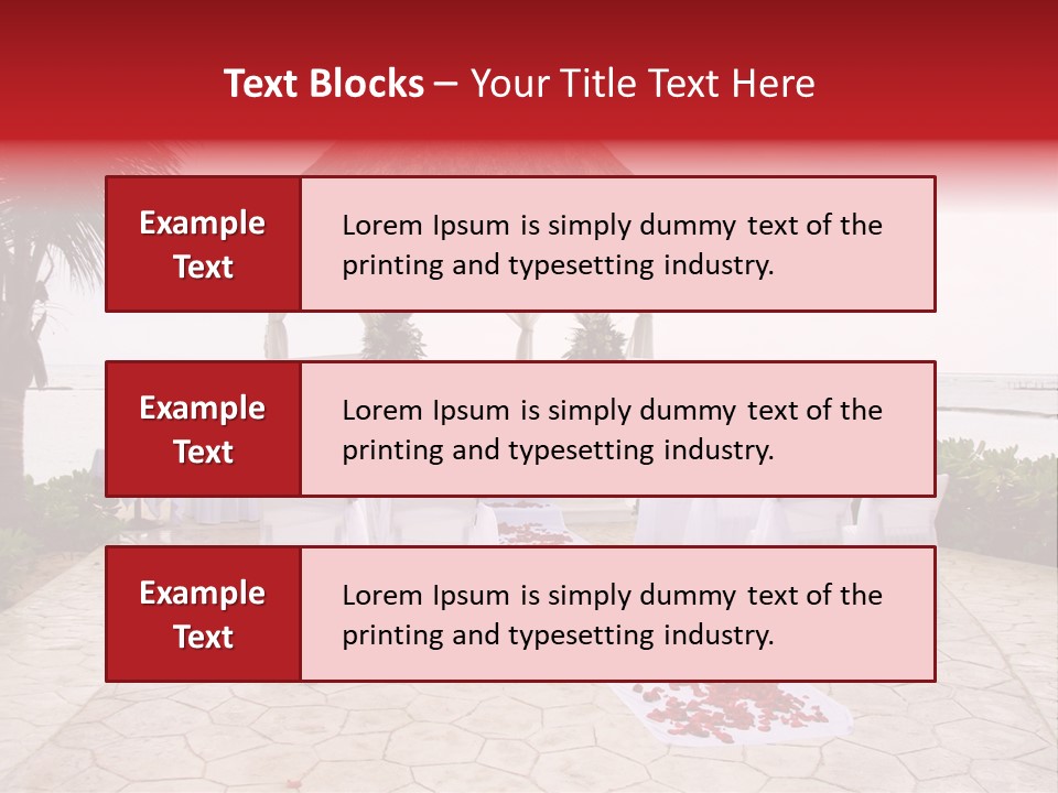 Caribbean Island Seaside PowerPoint Template