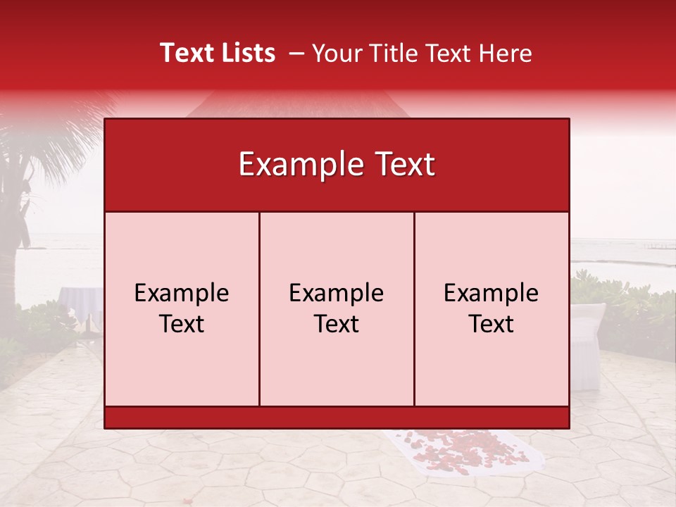 Caribbean Island Seaside PowerPoint Template