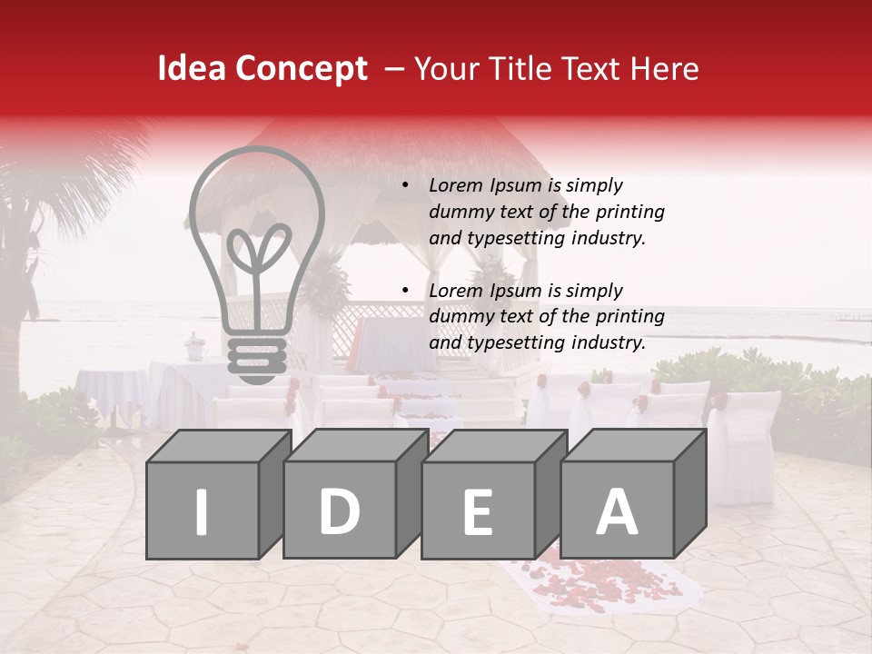 Caribbean Island Seaside PowerPoint Template