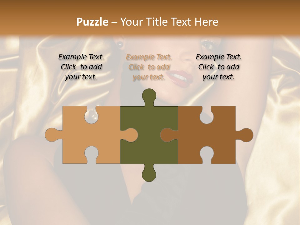 Black Blond Vintage PowerPoint Template