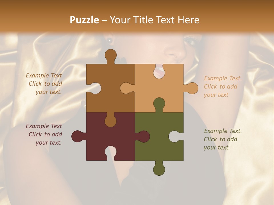 Black Blond Vintage PowerPoint Template