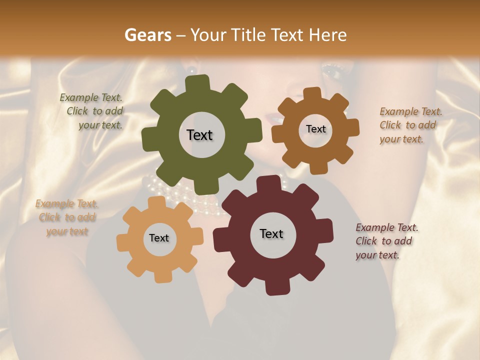 Black Blond Vintage PowerPoint Template