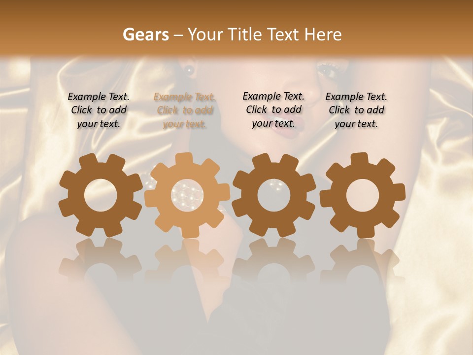 Black Blond Vintage PowerPoint Template