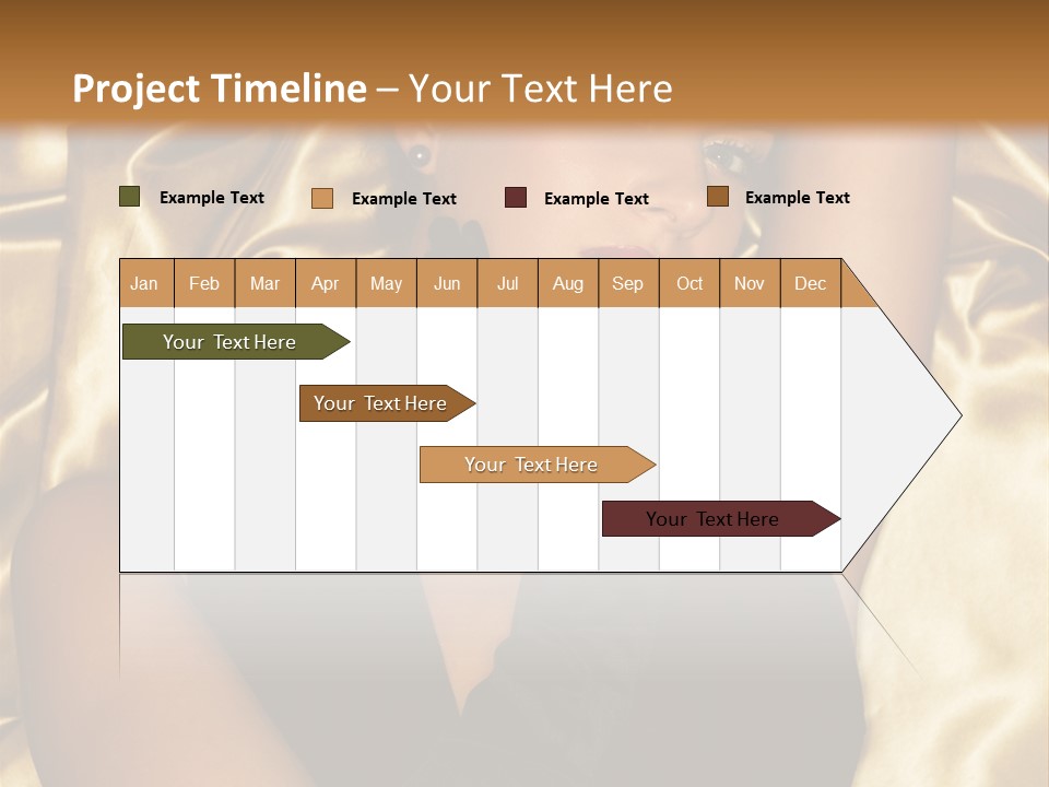 Black Blond Vintage PowerPoint Template