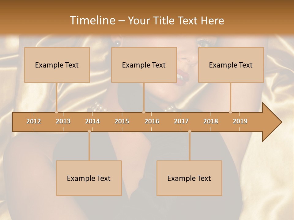 Black Blond Vintage PowerPoint Template