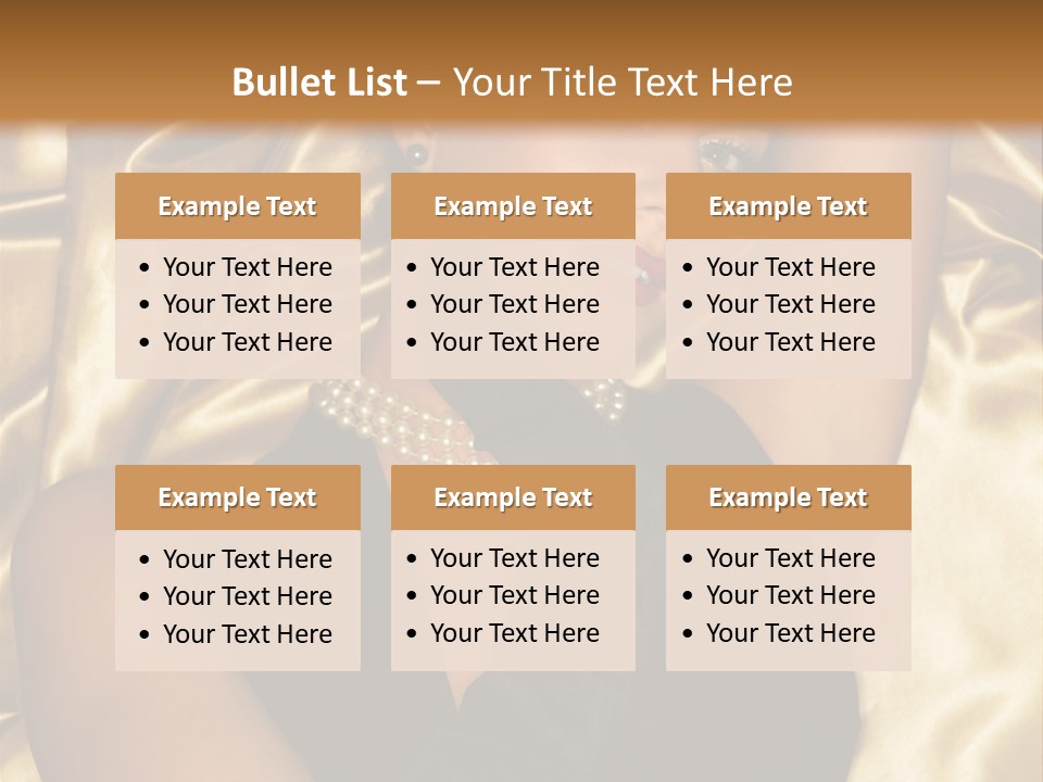 Black Blond Vintage PowerPoint Template