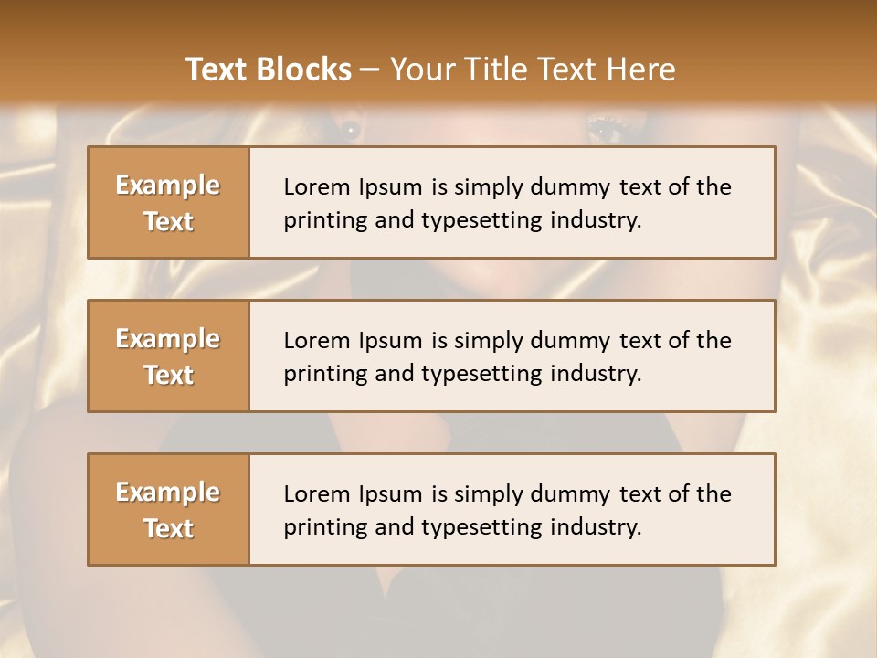 Black Blond Vintage PowerPoint Template