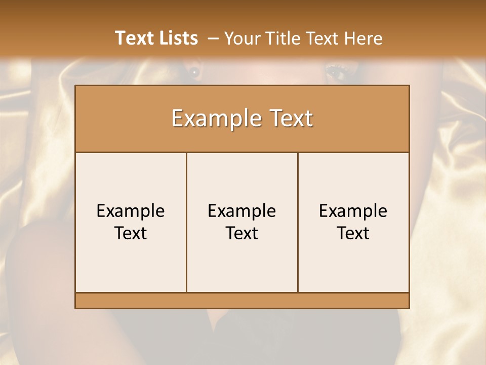 Black Blond Vintage PowerPoint Template