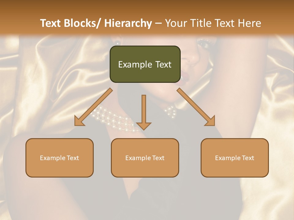 Black Blond Vintage PowerPoint Template