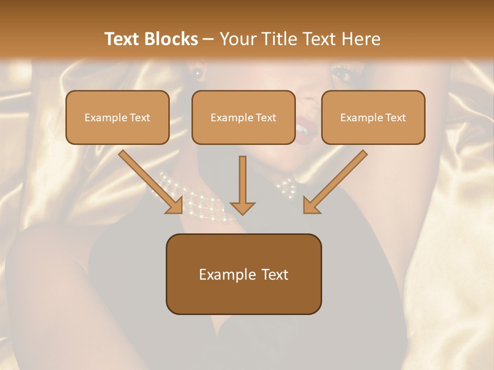 Black Blond Vintage PowerPoint Template