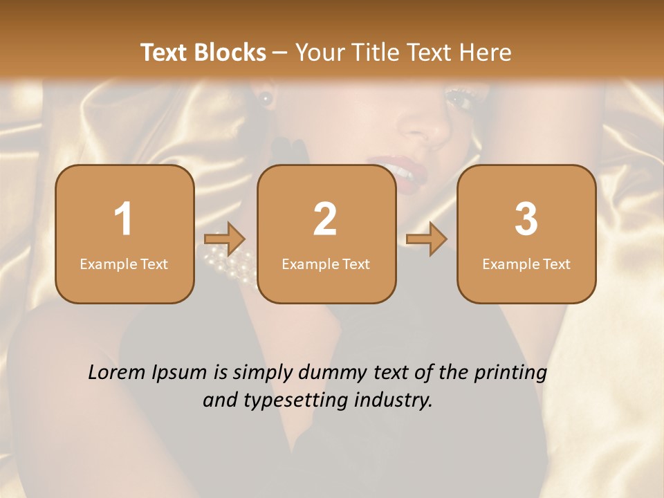 Black Blond Vintage PowerPoint Template