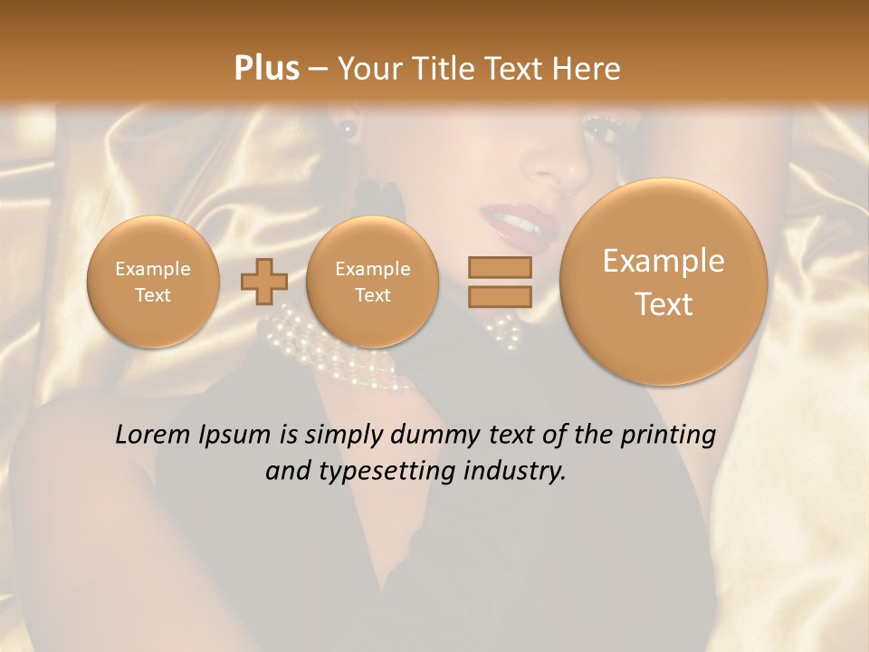 Black Blond Vintage PowerPoint Template