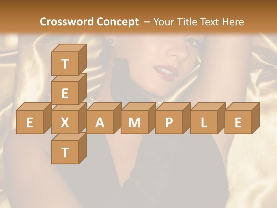 Black Blond Vintage PowerPoint Template