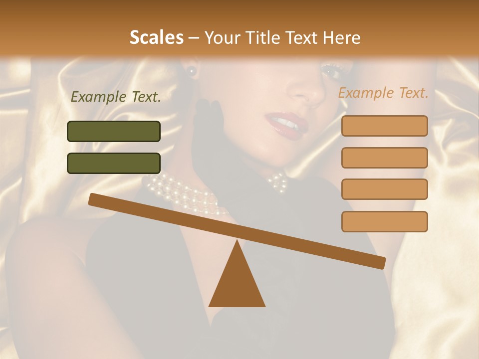 Black Blond Vintage PowerPoint Template