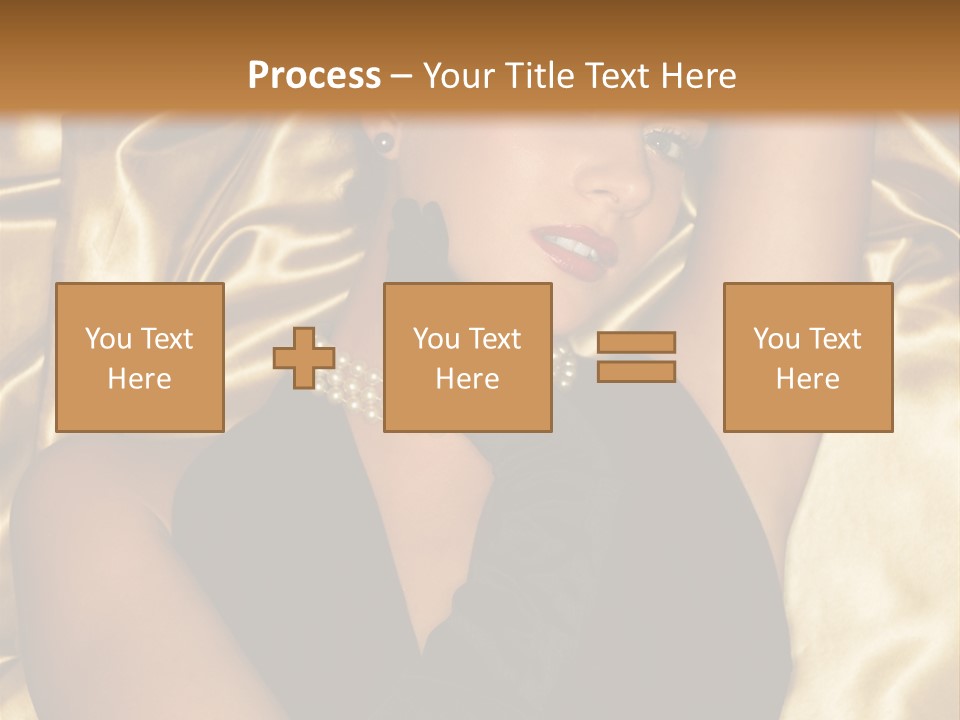 Black Blond Vintage PowerPoint Template