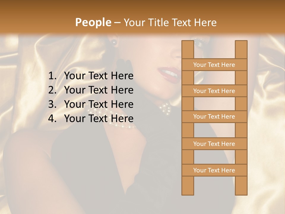 Black Blond Vintage PowerPoint Template