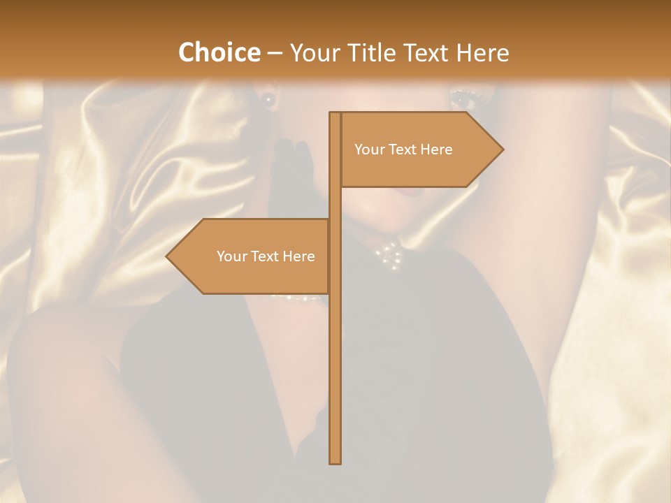 Black Blond Vintage PowerPoint Template