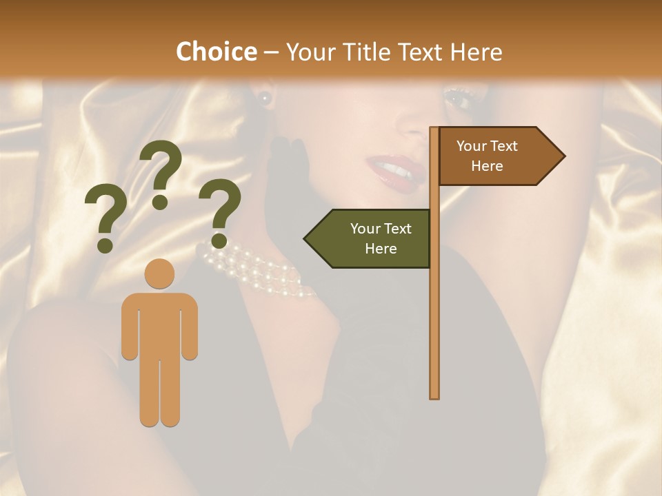 Black Blond Vintage PowerPoint Template