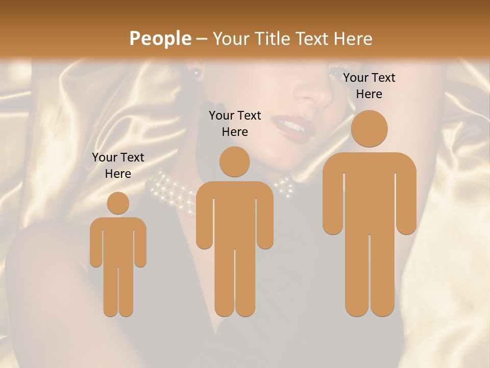 Black Blond Vintage PowerPoint Template