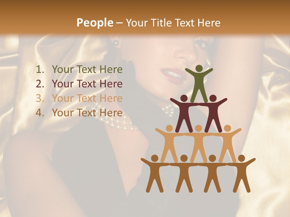 Black Blond Vintage PowerPoint Template