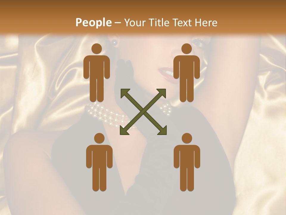 Black Blond Vintage PowerPoint Template