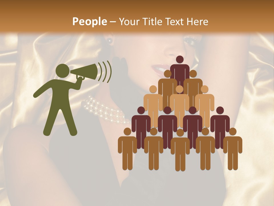 Black Blond Vintage PowerPoint Template