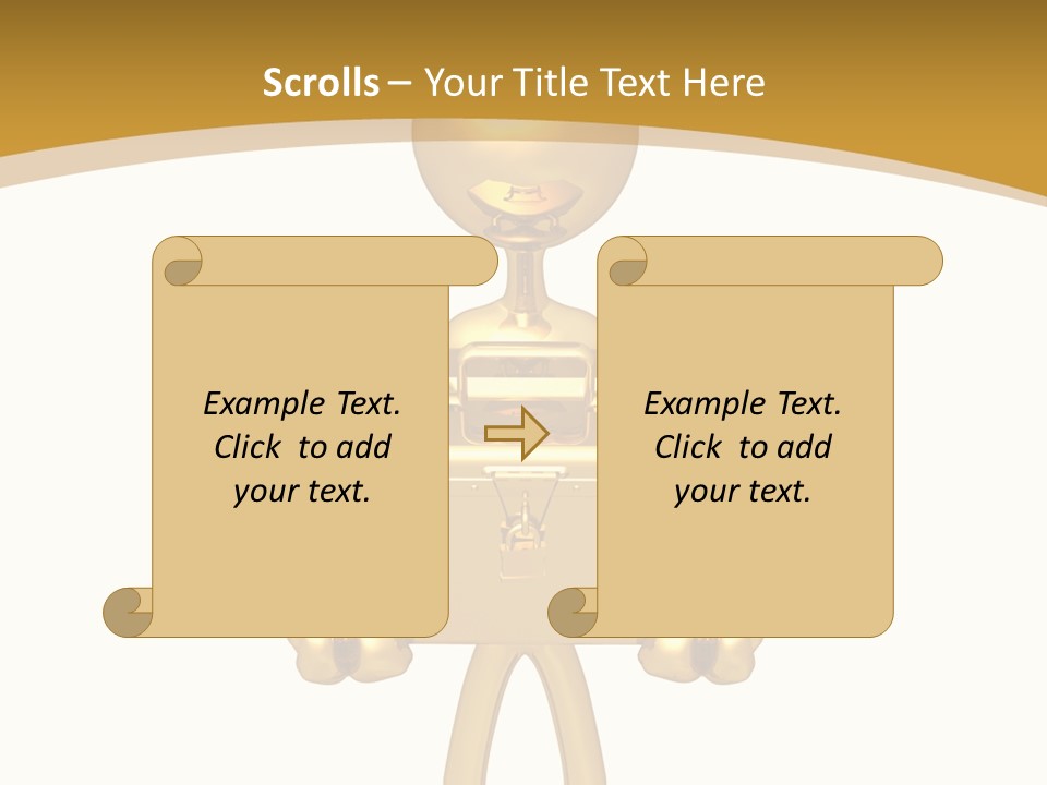 Person Presentation Illustration PowerPoint Template