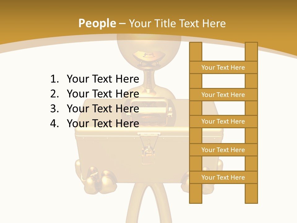 Person Presentation Illustration PowerPoint Template