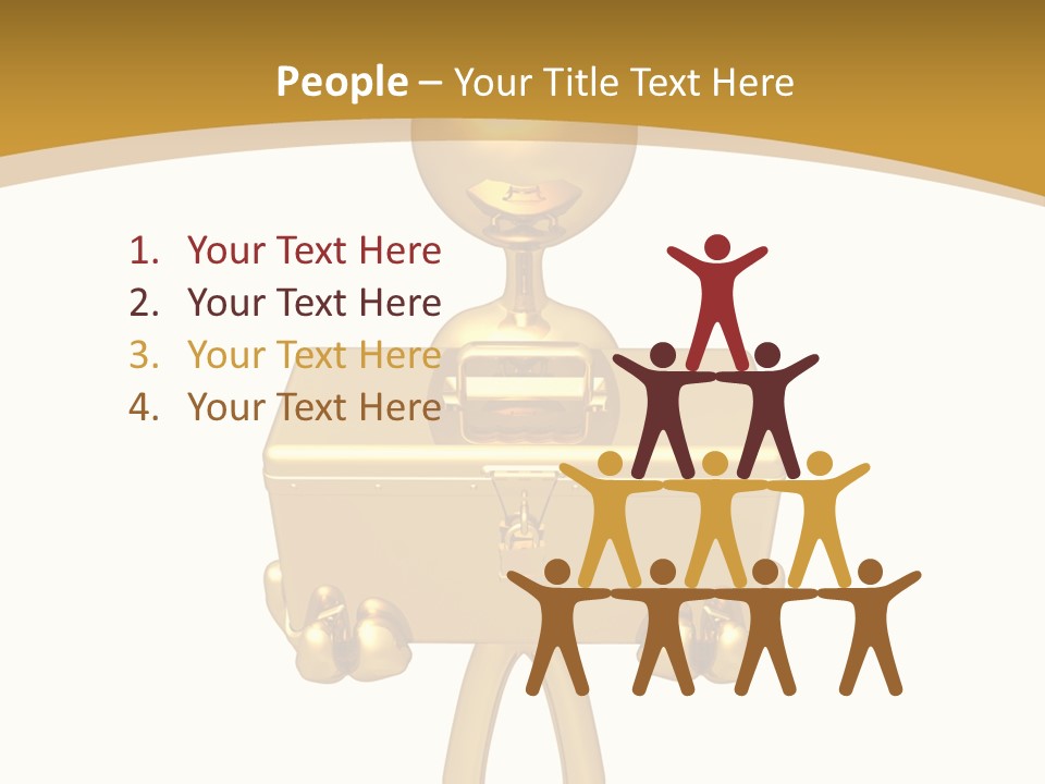 Person Presentation Illustration PowerPoint Template