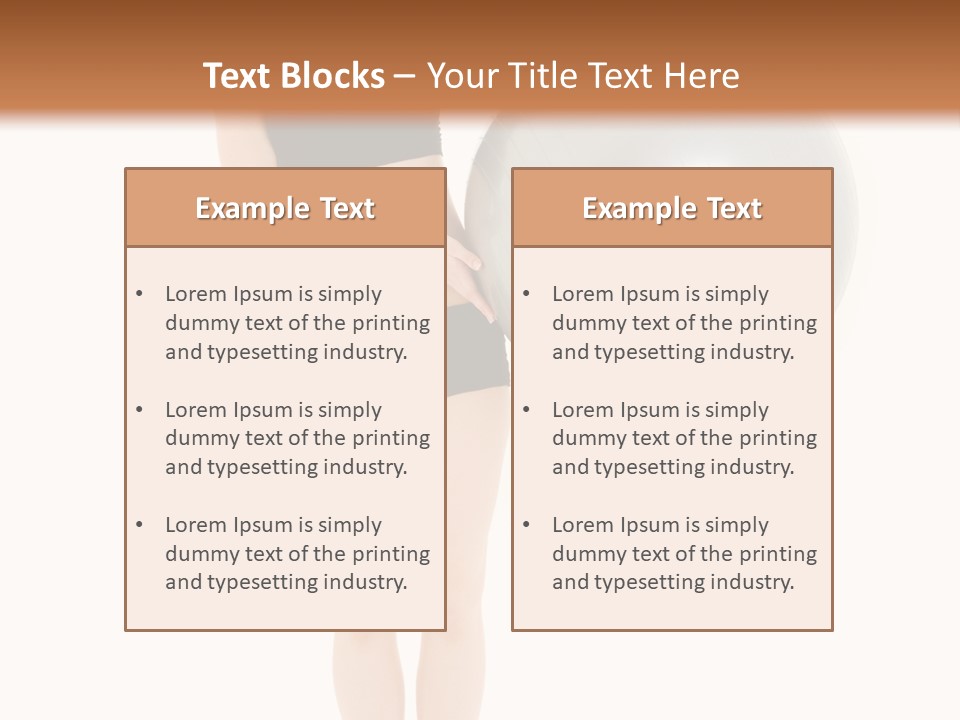 Well Being Happy Workout PowerPoint Template