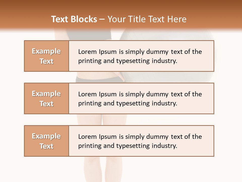 Well Being Happy Workout PowerPoint Template