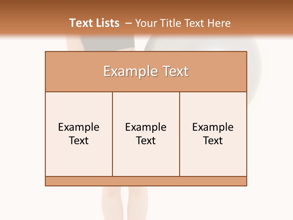 Well Being Happy Workout PowerPoint Template
