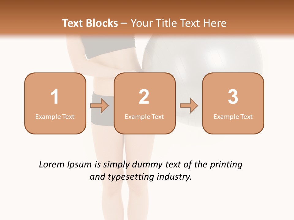 Well Being Happy Workout PowerPoint Template