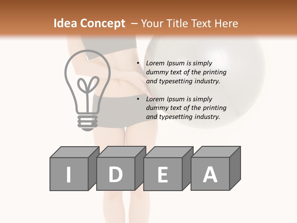 Well Being Happy Workout PowerPoint Template