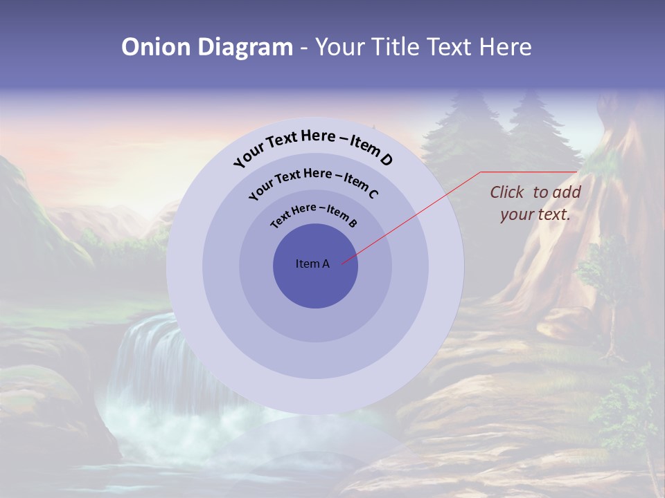 Sunset Yellow Bush PowerPoint Template