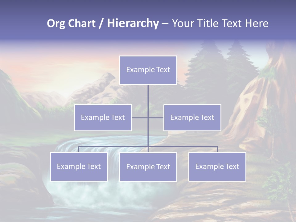 Sunset Yellow Bush PowerPoint Template
