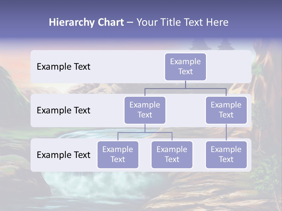 Sunset Yellow Bush PowerPoint Template