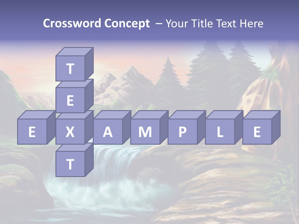 Sunset Yellow Bush PowerPoint Template