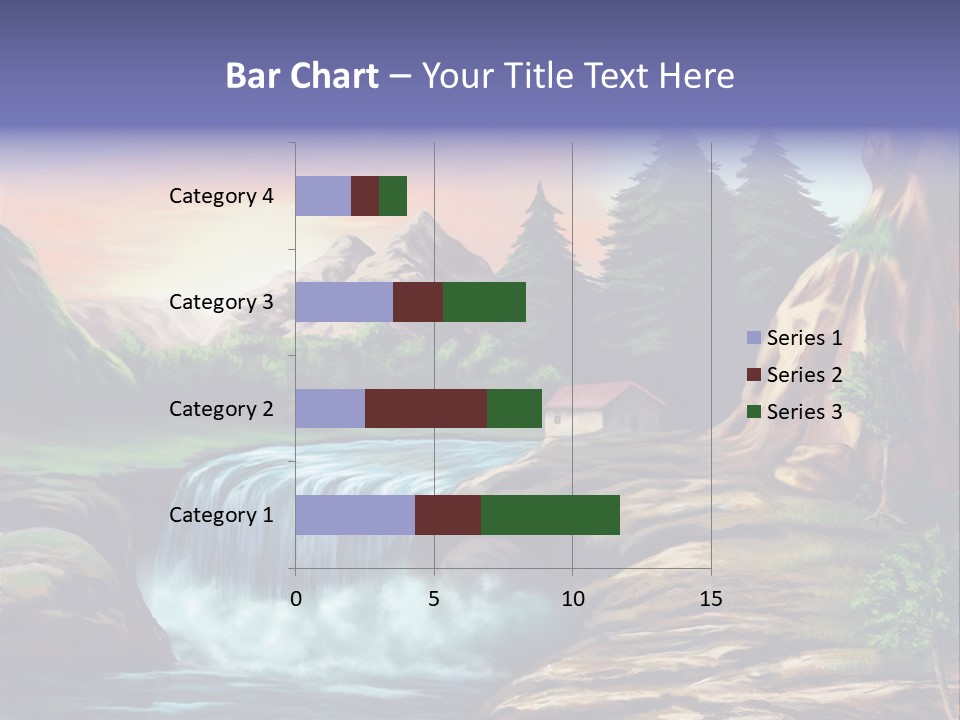 Sunset Yellow Bush PowerPoint Template