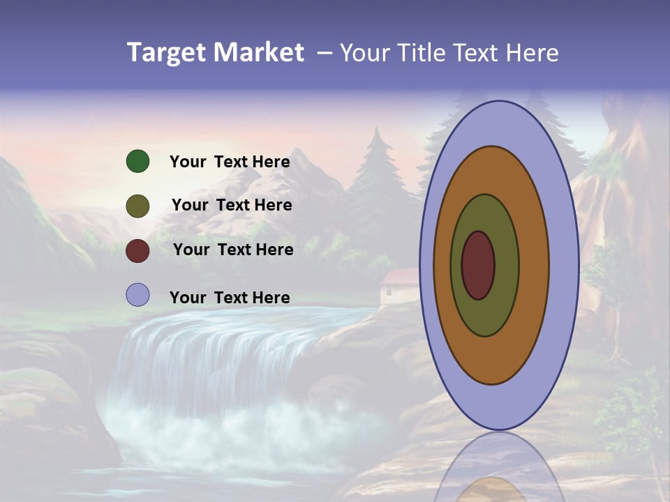 Sunset Yellow Bush PowerPoint Template